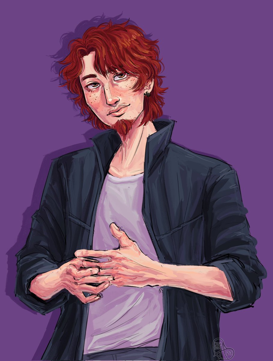 allynabean's tweet photo. Commission for @RJDraws of their warlock, Max! https://t.co/6ZHJUEOVxM