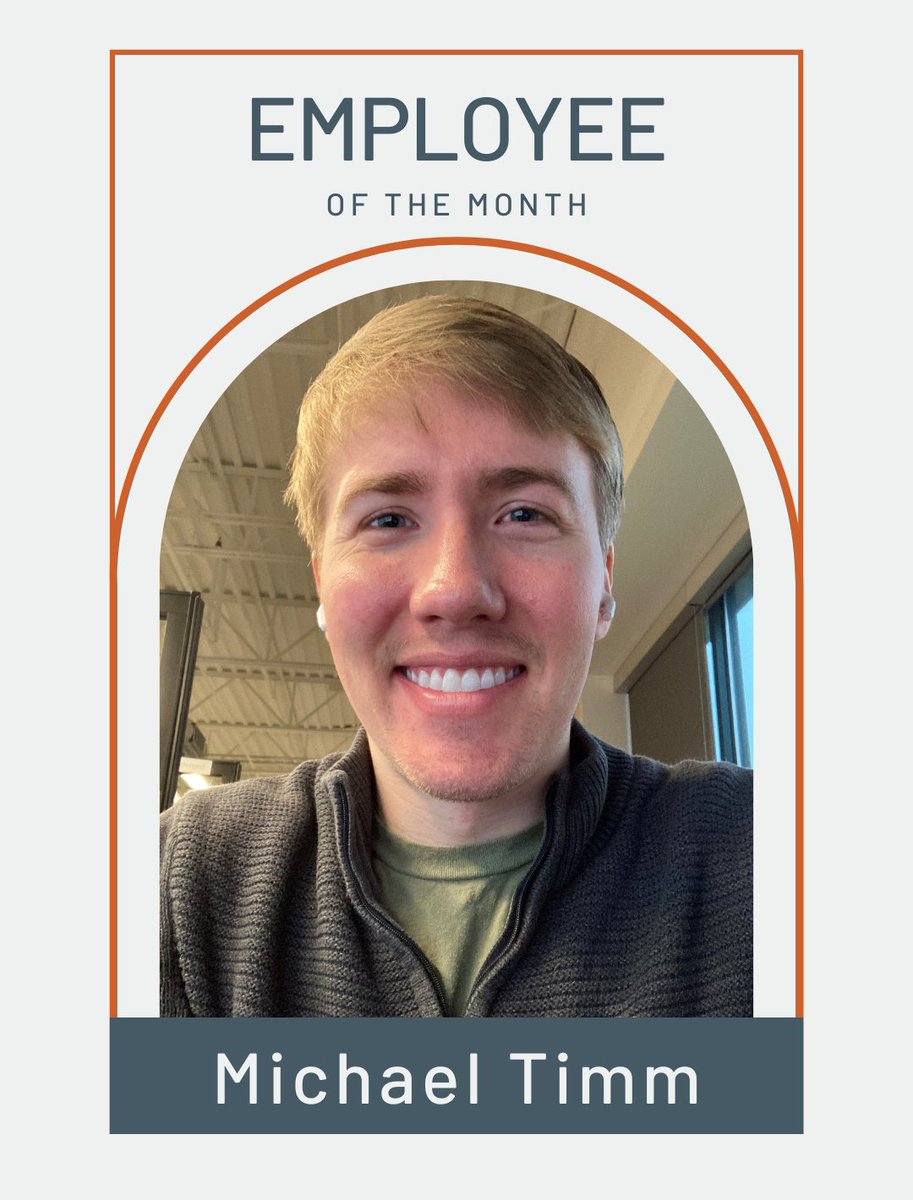 Chortekllp's tweet photo. 🔶August Employee of the Month🔶

Michael was nominated by one of our tax interns for all of his help over the summer! Thank you for all of your contributions to the program Michael! https://t.co/9uSldTwEAu