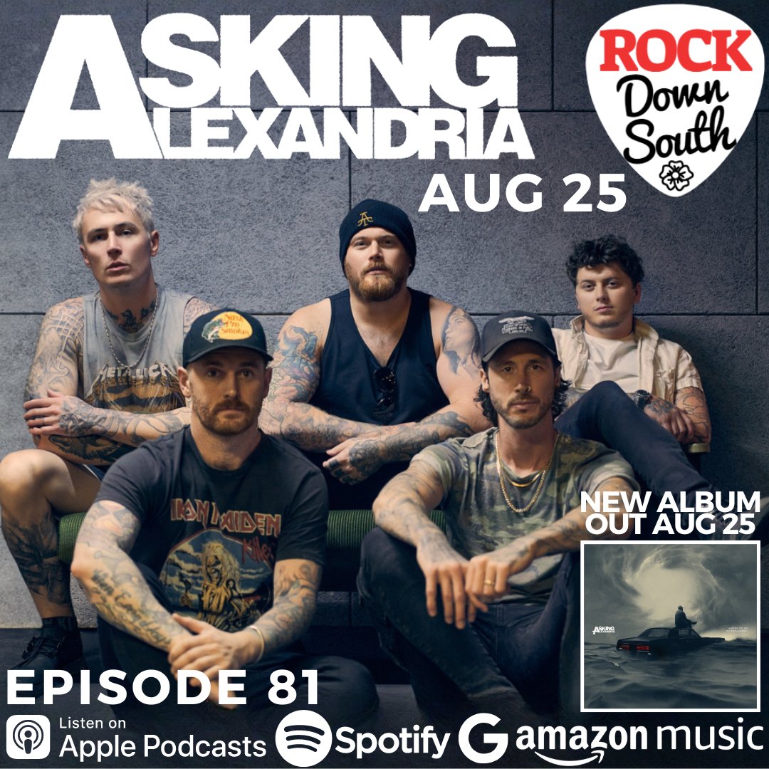 ROCK DOWN SOUTH (@rockdownsouth) on Twitter photo TOMORROW! New episode with ASKING ALEXANDRIA! We talk all about the new album out Aug 25th! @askingalexandria @officialsambettley
<a href="/sroprla/">Schneider/Rondan Organization</a> #AskingAlexandria #rockdownsouth #rock #rocknroll #newmusic #newalbum #rockalbum #hardrock #heavymetal #newrock #rockradio #activerock TOMORROW! New episode with ASKING ALEXANDRIA! We talk all about the new album out Aug 25th! @askingalexandria @officialsambettley
<a href="/sroprla/">Schneider/Rondan Organization</a> #AskingAlexandria #rockdownsouth #rock #rocknroll #newmusic #newalbum #rockalbum #hardrock #heavymetal #newrock #rockradio #activerock