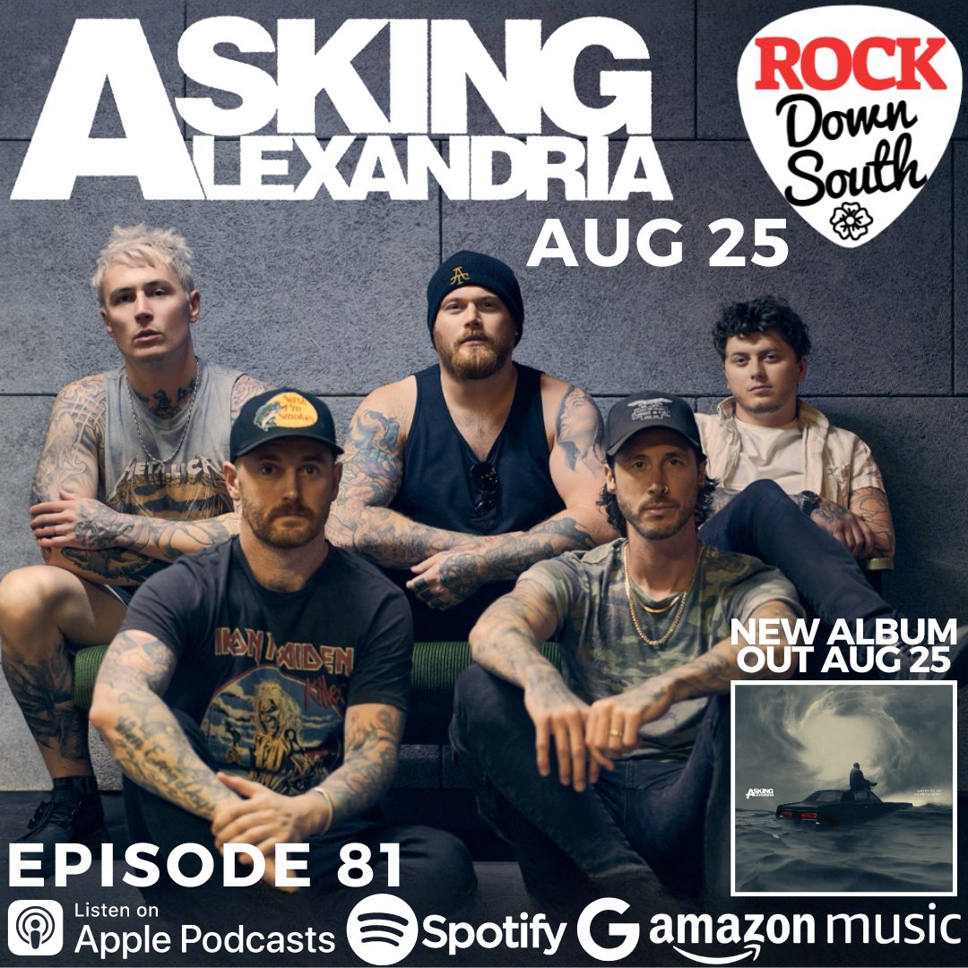 TOMORROW! New episode with ASKING ALEXANDRIA! We talk all about the new album out Aug 25th! @askingalexandria @officialsambettley

@sroprla #AskingAlexandria #rockdownsouth #rock #rocknroll #newmusic #newalbum #rockalbum #hardrock #heavymetal #newrock #rockradio  #activerock