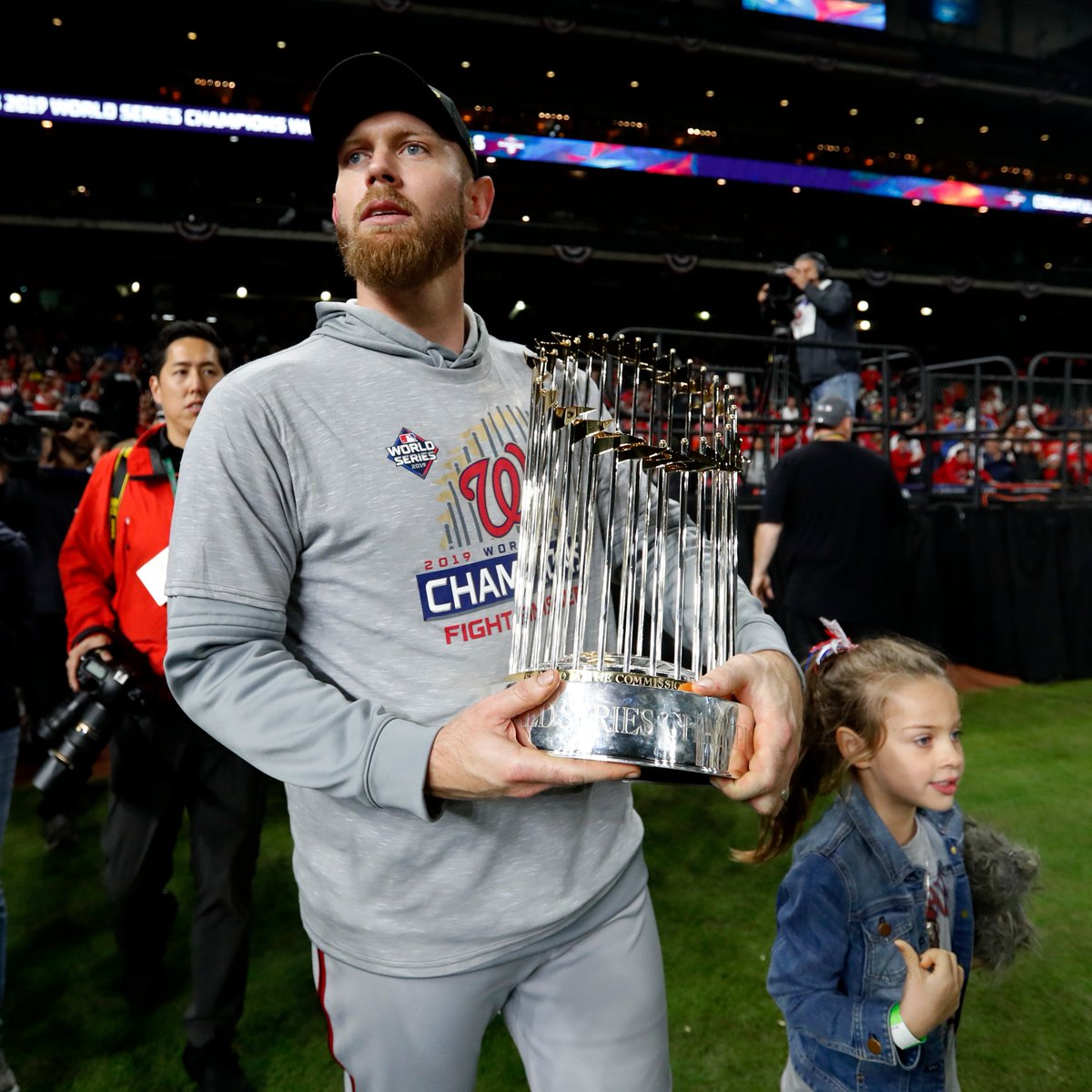 MLBONFOX's tweet photo. What a career for Stephen Strasburg 👏

▫️ 3× All-Star
▫️ 2019 World Series champion
▫️ World Series MVP
▫️ 2019 Babe Ruth Award
▫️ 2019 All-MLB First Team https://t.co/vZ6Vj0JeXR