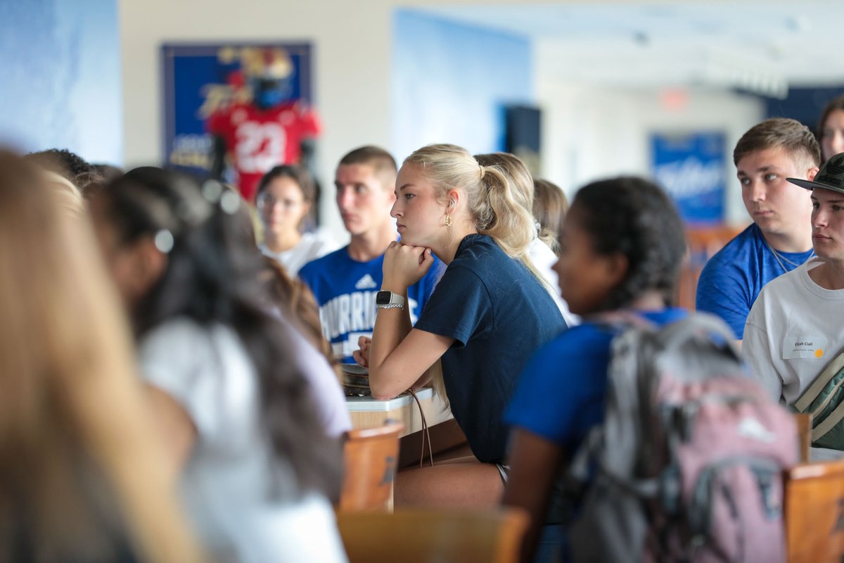 utulsa's tweet photo. TU's Pathway to Sports Academy (@tulsaacademy) has grown to over 💯 students! From coaching to data analytics &amp; PR, there are 24 different pathways to choose from. These students are gaining practical experience that readies them for an exciting career in the industry. #utulsa https://t.co/Gig3PjJbm5