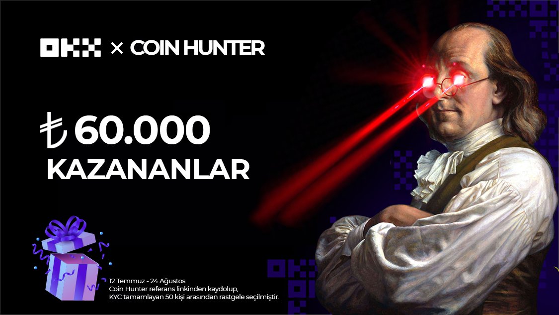 60.000TL OKX Etkinliğini Kazananlar🎉 OKX'de kampanyalara kesintisiz devam! 🎟️Sadece Türk kullanıcılara özel Çarkıfelek etkinliğinde $1000 kazanmak için şansını deneyebilirsin. okx.com/activities/okx… ⤵️En avantajlı üyelik için: okx.com/join/5387102 🎁RT yapanlar…