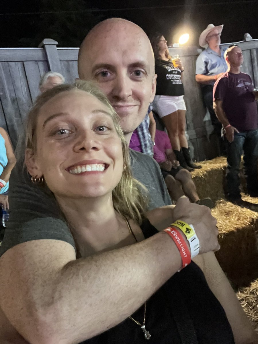 kb_schaub's tweet photo. One time I convinced Philip to go a concert at a rodeo https://t.co/Rud2aBWGjV