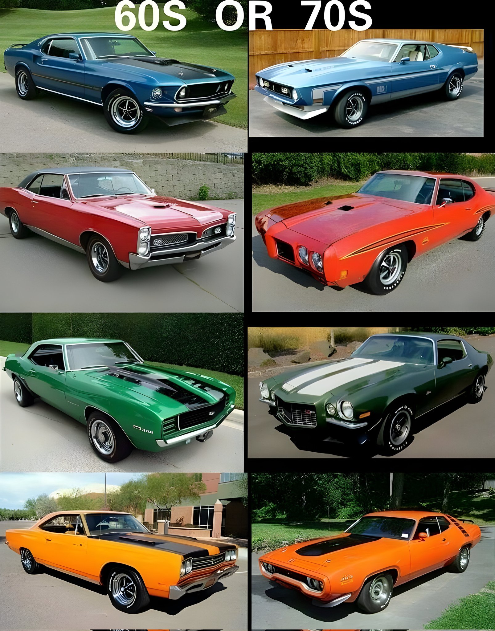 Mopar or NO car on X: 1960's or 1970's???? #Mopar #Dodge #Ford #Chevy  #Chevrolet #Pontiac #Plymouth #ClassicCars  / X