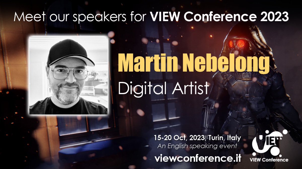 <a href="/ViewConference/">VIEW Conference</a> proudly announces that <a href="/MartinNebelong/">Martin Nebelong</a> is a confirmed 2023 speaker. Meet your heroes!

#viewconference 15-20 Oct, “The Future We Want.”

Signup:
viewconference.it/pages/registra…

#MartinNebelong #dreamsps4 #3dmodelling #animation #vfx #games #ai #metaverse #realtime #ar