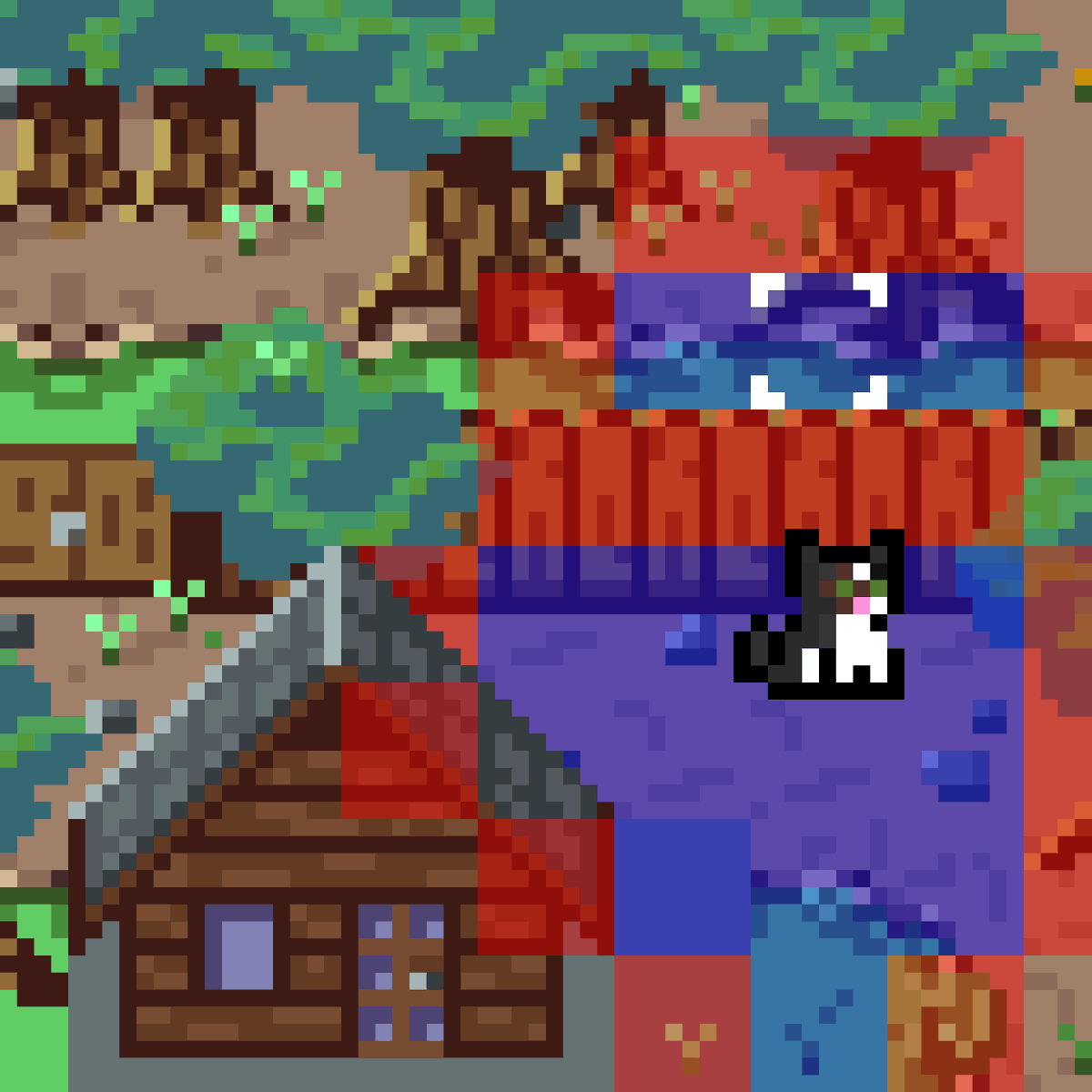 El_GatoPanzon's tweet photo. Jumping fences in Cat Tactics makes me feel like a real cat! #gamedev #srpg #pixelart #indiegame #indiedev #gamedevelopment https://t.co/eVm3doQWn4