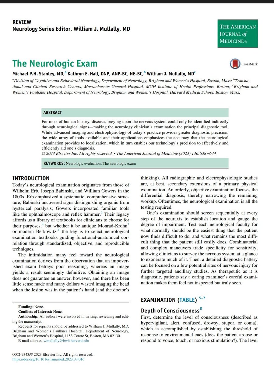SOMELaguna's tweet photo. El Examen Neurológico 🧠📋

📚 The American Journal of Medicine 2023

https://t.co/cD6WgAjmMg

Enlace a Articulo completo 👇🏼🆓️✅
https://t.co/RI53cNdEFq https://t.co/ocTiWzFn2K