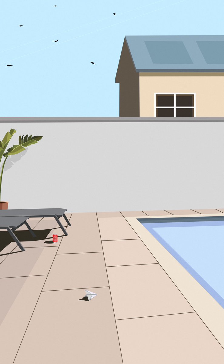 NEW ART! 🚨

“Day Off” (2023) 🏊🏾‍♂️