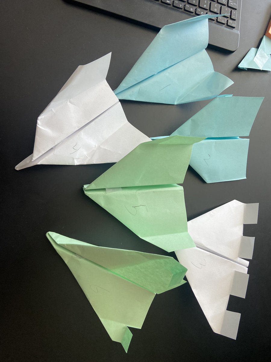 cougarchem's tweet image. Cougar Chem is demonstrating the Scientific Method as it applies to paper airplane design! #scientificmethod