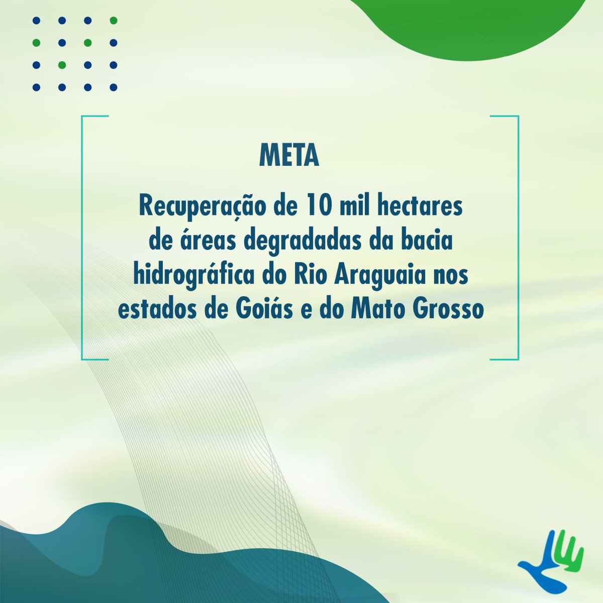 ProgramaJPA's tweet photo. A vida que pulsa no coração do Brasil! 💙
🌱💧Idealizado pelo governador Ronaldo Caiado, o Programa Juntos pelo Araguaia (JPA) tem como objetivo promover a recuperação de 🔟 mil hectares de áreas degradadas da bacia hidrográfica do rio nos estados de Goiás e do Mato Grosso. 
#JPA https://t.co/qWzOI6QkDb