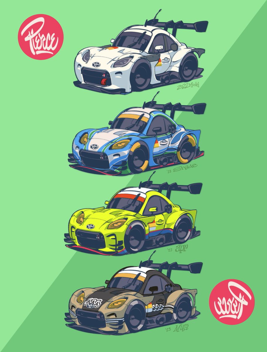 if there was a counter you could walk up to and say “one race car, please” they should hand you a GR86 GT300 because it’s all the magic you want man

(Mach 86 &amp; BRZ would be on a secret menu of course as they’re 𝙘𝙤𝙢𝙥𝙡𝙚𝙩𝙚𝙡𝙮 different cars!)

#SUPERGT #SUPERGT2023