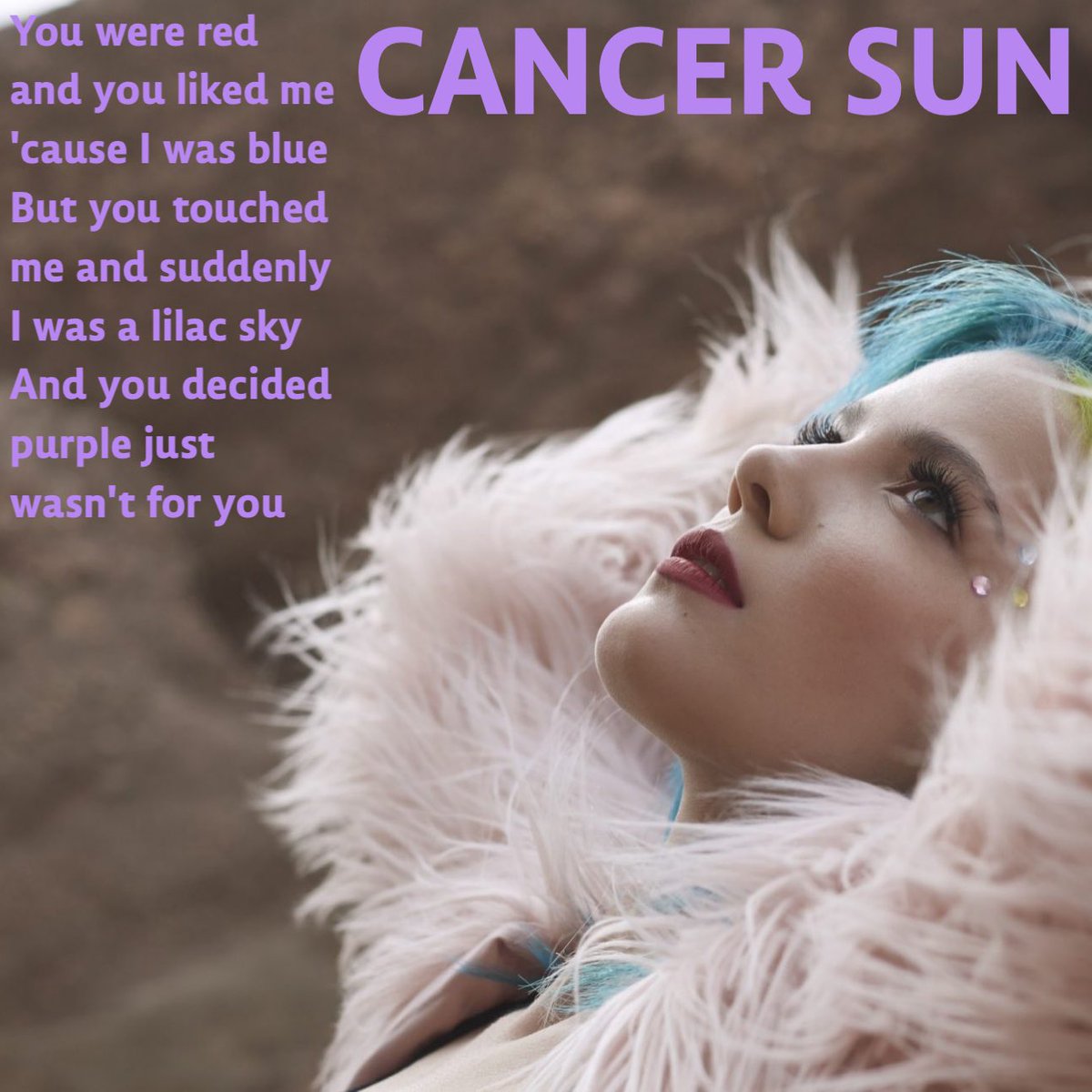 LunaOblivion's tweet photo. Now this is my kind of star sign / birth chart trend 😂 We love Halsey in this household 🤍 https://t.co/vI5IzjCdc3