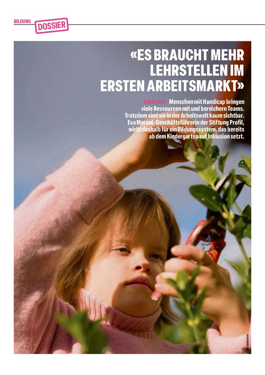 MatthiasEngel09's tweet image. Klare Worte der @StiftungProfil: «Wer eine #Sonderschule besucht, macht später mit grosser Wahrscheinlichkeit eine #Ausbildung in einer Einrichtung für #Behinderte, also in einem geschützten Bereich, und arbeitet häufig das ganze Berufsleben lang in diesem Setting.» #Ableismus