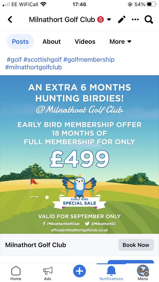A great opportunity to join a friendly Club where members collectively play a key role in the club and enjoy one of the best 9 hole courses in Scotland.