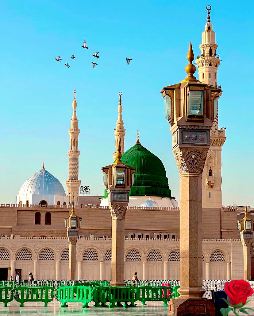 “Dünya’da cenneti arzulayan     
  Medine’ye gitsin”…💚🤍