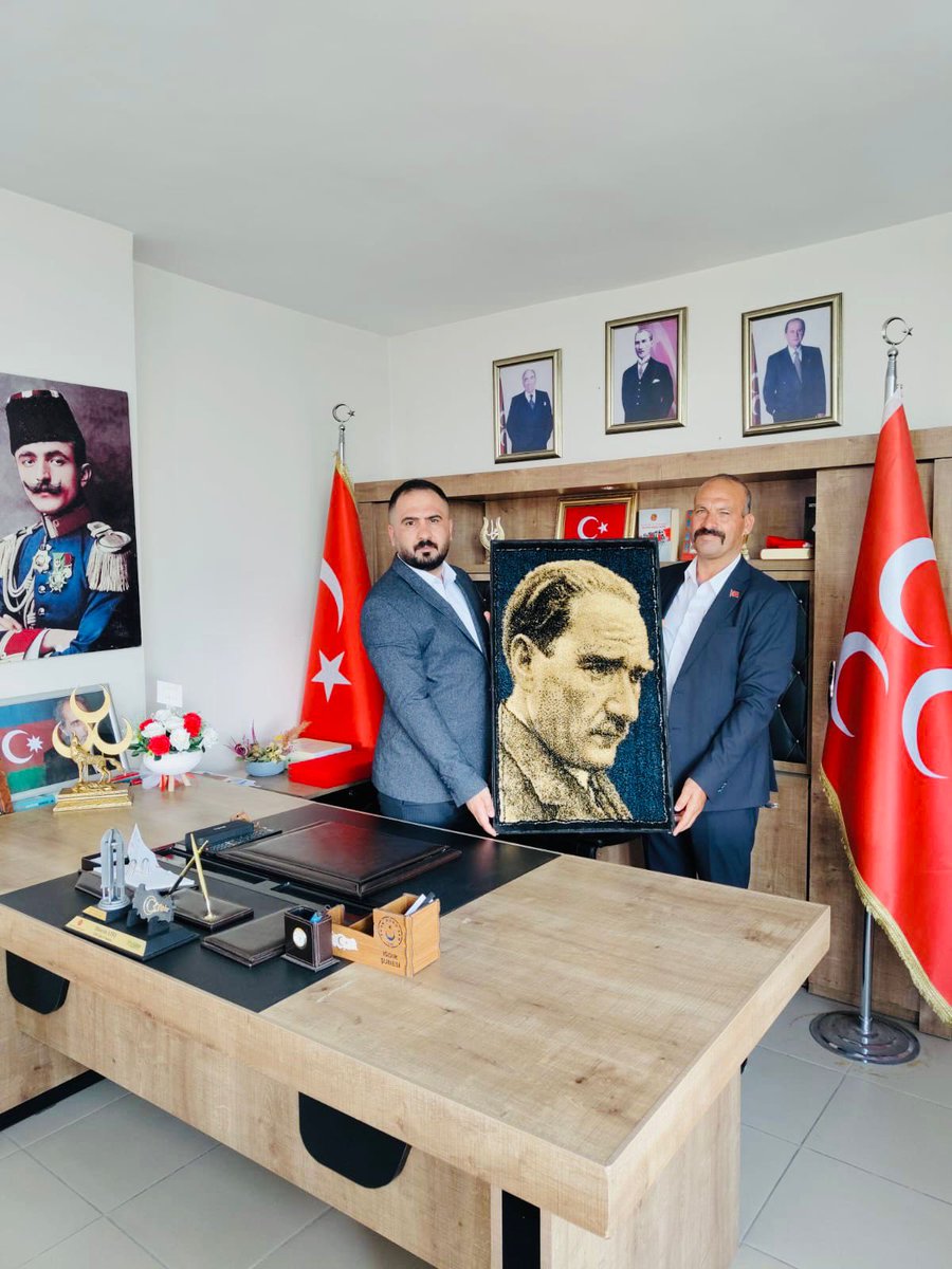 MuharremCecen's tweet photo. Türk’ün Türk’e bakan yüzü Iğdır’ımızda Ülkücü Hareketimizin Şanlı Bayrağını devralan MHP İl Başkanımız Hüseyin Ateş kardeşimizi ziyaret ederek görevinde başarılar diledik. 

Var olsun Ülkücü Hareket! https://t.co/qjKRJKTAC8