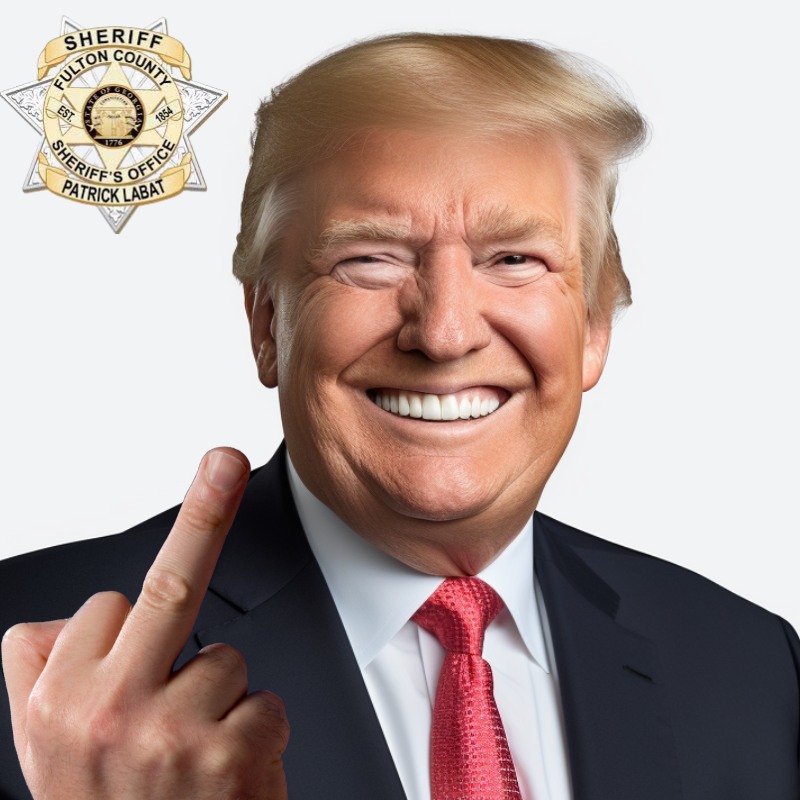 GammonReport's tweet photo. This is what I'm expecting the #TrumpMugShot to look like. 

Cannot wait for this absolute SAVAGE to #MakeLiberalsCryAgain https://t.co/OCklTj5KEG