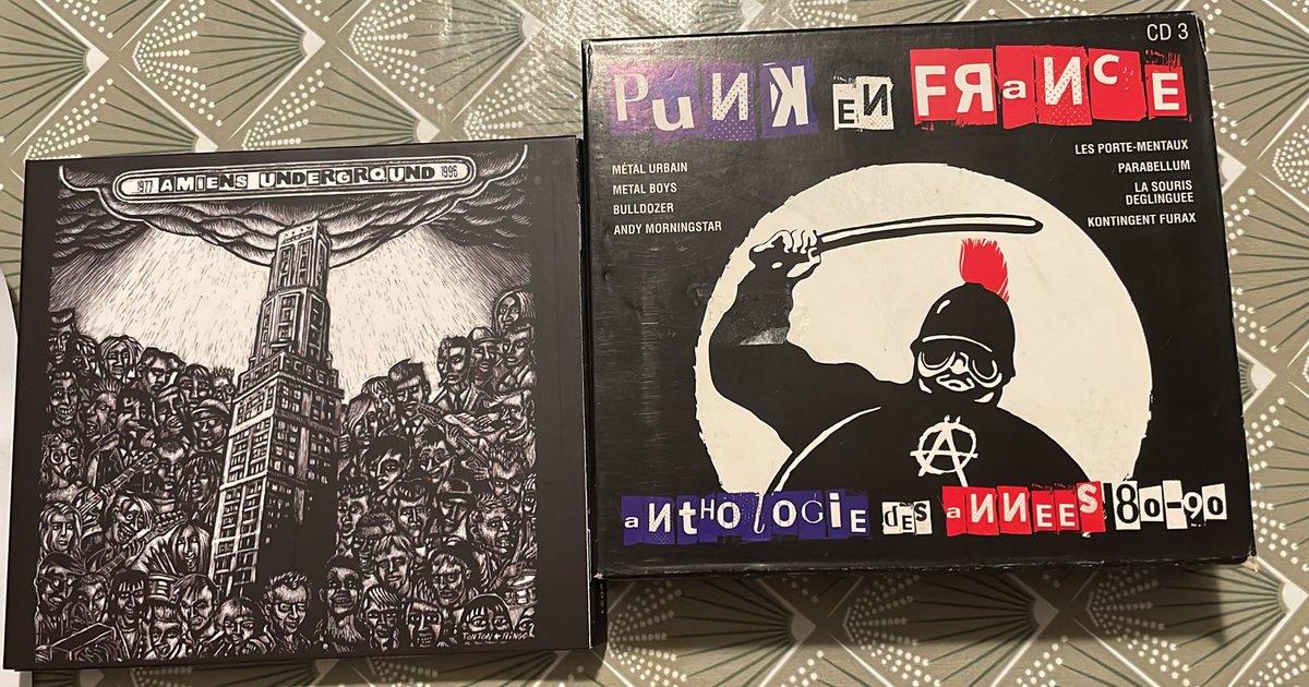 histgeoblog's tweet photo. #Amiens une bonne passée chez le disquaire #LaMalleADisques à discuter du #punk amiénois des #Inrocks et du travail du #PIND https://t.co/uxlCbQE4yn