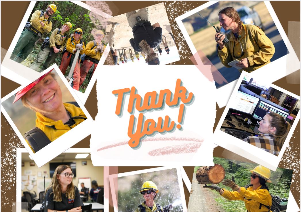 DOIWildlandFire's tweet image. On #WomensEqualityDay, we recognize and thank all the amazing women who work in wildland fire management. Every year, these women spend countless hours suppressing wildfires, reducing wildfire risk, and supporting wildland fire management across the country. #NotYourOrdinaryJob