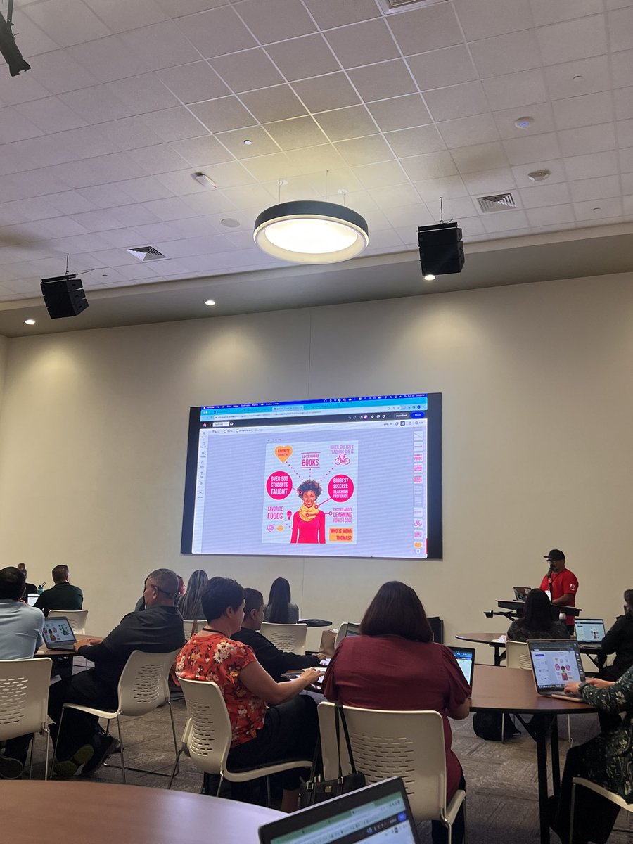 m_munden_edu's tweet photo. Learning about the awesome Adobe Express at the Sun City Ed Tech Conference @REMS_FALCONS @ClintISD #REMSFalcons #FalconsLevelUp https://t.co/L08nyM5lHu