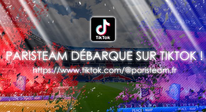 Paristeamfr's tweet photo. 🔥 🔴🔵, préparez-vous ! 🚀 #ParisTeam, média dédié au PSG depuis 2005, débarque sur TikTok ! 🤫✨ Restez connectés pour ne rien manquer ! 😉🔥 #Football #ParisSaintGermain
https://t.co/JzjAwPSm9z https://t.co/kHQrWCGejH