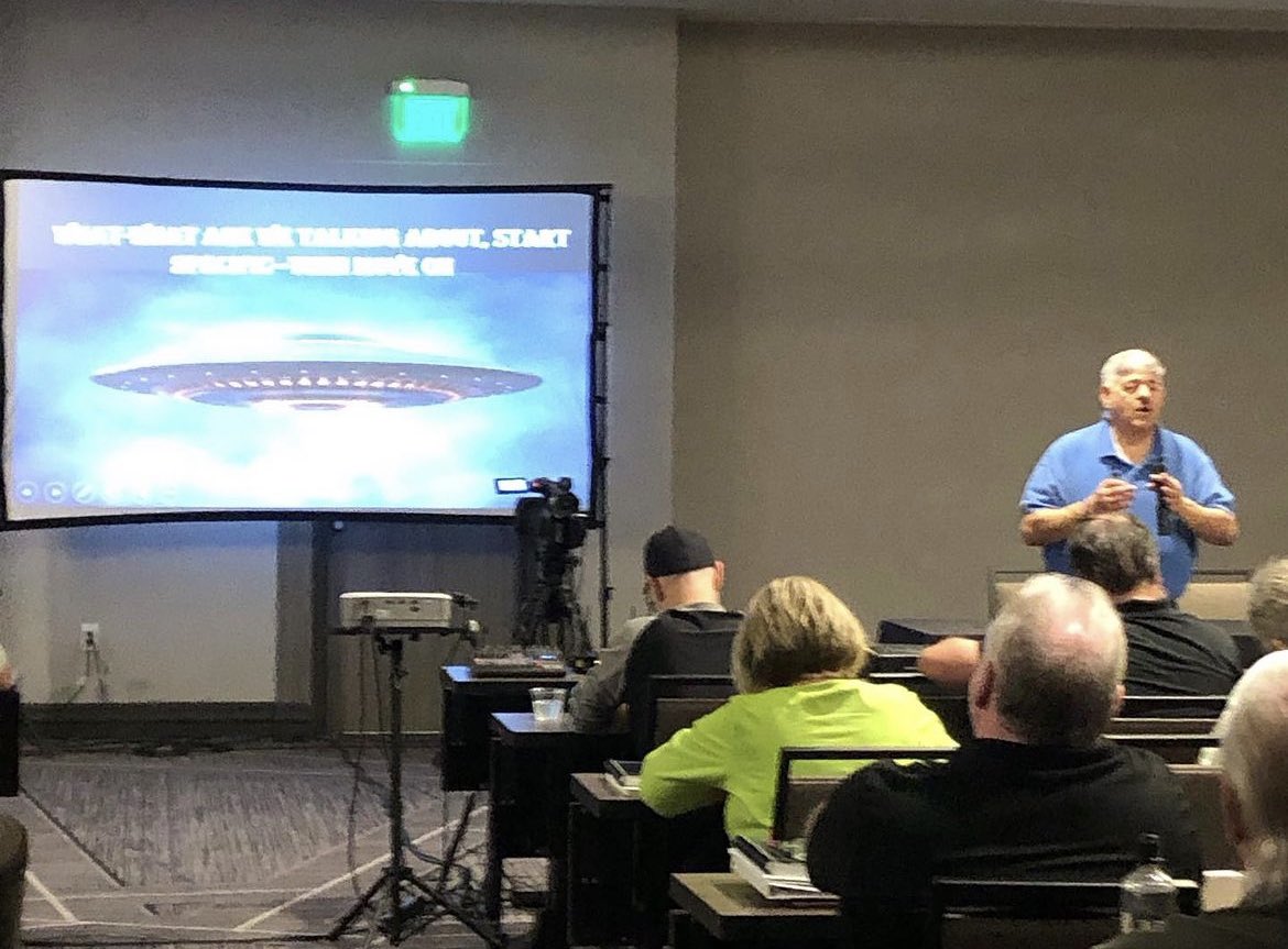 mufon's tweet photo. Field Investigator training is in full swing today!! Sign up for training online if you can’t join in person. #2023MufonSymposium #cincinnati #mufonteam #uforeports https://t.co/u5zhw86hkJ