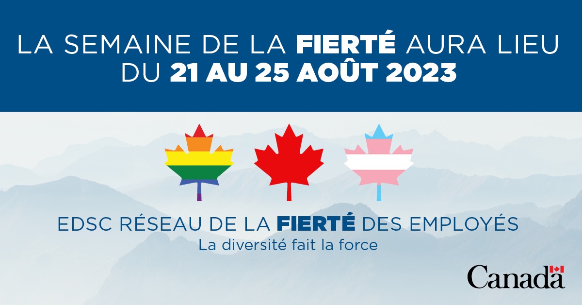 EDSCinfoESDC's tweet photo. Joignez-vous à #EDSC le 27 août à 13 h pour le Défilé de la Fierté dans la Capitale de 2023. Les détails concernant le point de rencontre sont dans Intersection. #SFFP2023 https://t.co/oKZbN8aChU