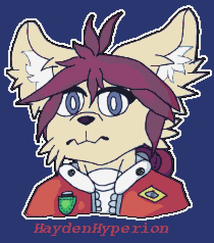 HaydenHyperion's tweet photo. This is just a pixelated doodle of a character of mine. I think It’s pretty neat! I wish I could do more like this.

#drawing #furry #furryart #pixel #digitalart #furryartwork #originalcharacterart #characterdesign https://t.co/kX1XlDgBpz