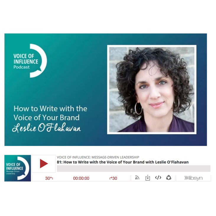 LeslieO's tweet photo. Honored to be interviewed by insightful @AndreaWenburg for #VoiceofInfluence #podcast! We talked about one of my fave topics: How to help your #custserv team write in your company's #brandvoice, esp. in #socialmedia. https://t.co/sVx4BZYMCe Improve #CX by using a consistent tone. https://t.co/mLSuTj7mLG