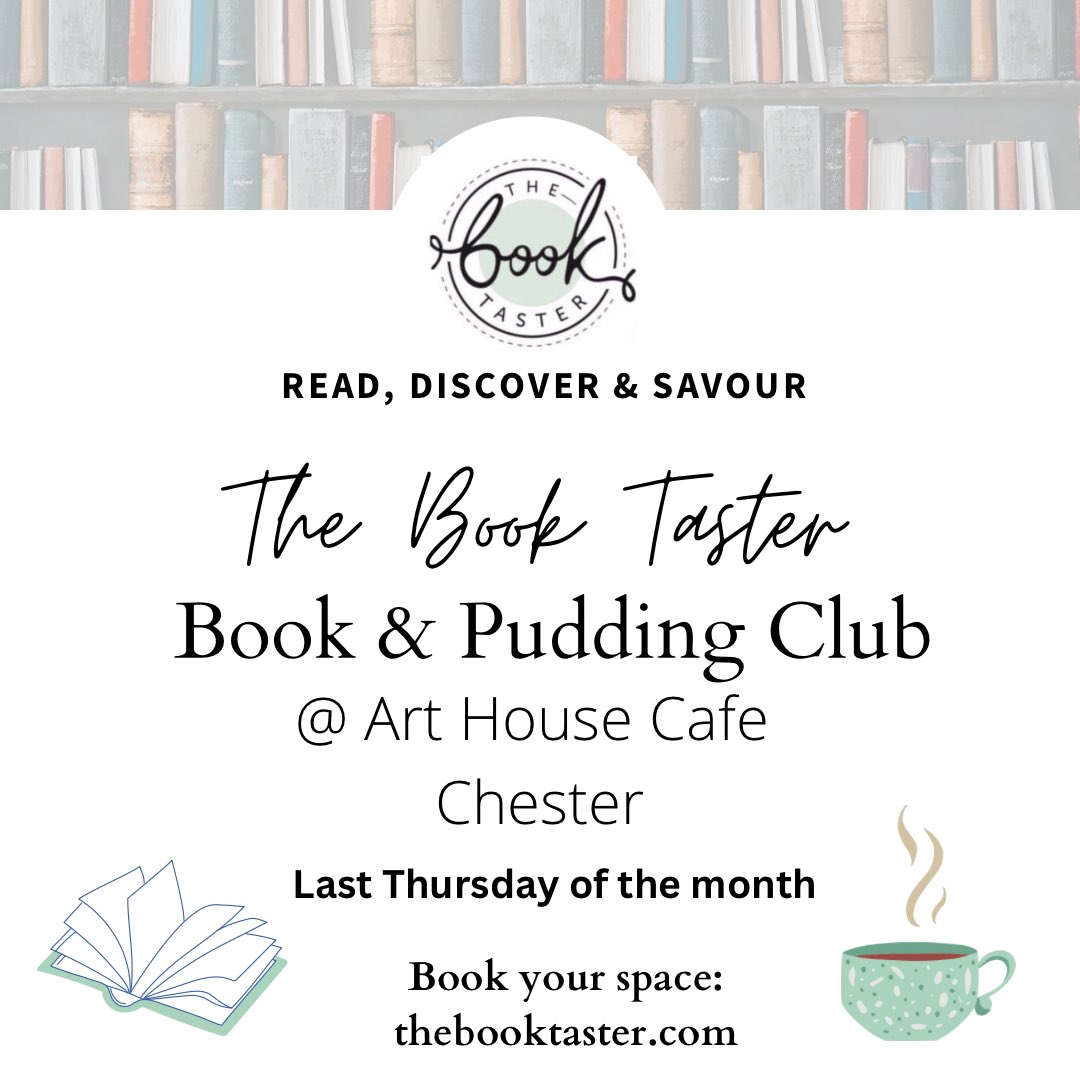 the_book_taster's tweet photo. @uochester - there is a brand new Book and Pudding Club starting in September which welcomes new members. From an ex-uni student - would love for some of your students to join us! 📖💖📖 please can you help spread awareness of this wonderful community? Thank you! 📖 https://t.co/kGJRekdPAE