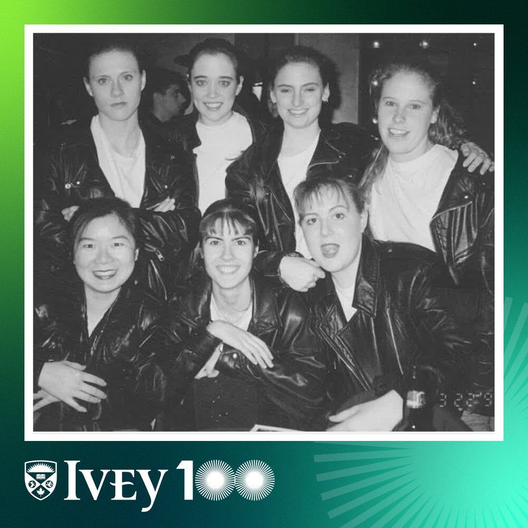 #TBT to the 1993/94 HBA Cabaret at The Wave. This photo was submitted by Christina Maco, HBA ’95, as part of our Centennial Edition of Class Notes for #IveyAlumni magazine, Intouch. Read more Class Notes: online.flippingbook.com/view/893158699…