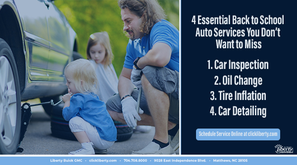 Don't skip these important car maintenance services before back to school! Schedule your service appointment today at Liberty Buick GMC!
clickliberty.com/service/
#dealership #libertybuickgmc #serviceappointment #carmaintenance