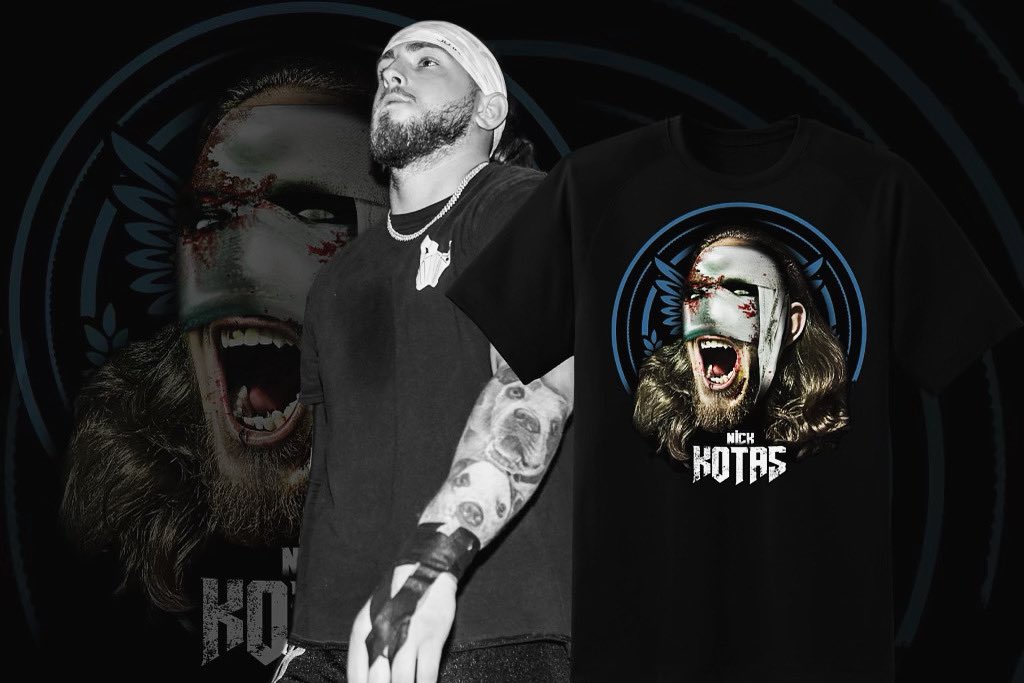 nickkotas_'s tweet photo. Today is 8/24, which means its the perfect day to reveal my first pro wrestling t-shirt. The Nick Kotas “Monster” t-shirt is now available for preorder until 9/1! To pre-order, message me directly with your size. #getyamerch https://t.co/XWxzWxLiZA