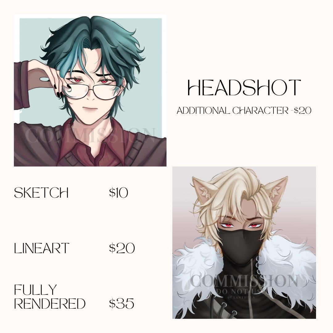 xantheusart's tweet photo. Hello! I introduce you my new art commission sheet!🫶🏼 
I really need funds to buy school supplies for this upcoming school year as well as to help my family save money📚
Thank you for your support!🌱💕✨
#commisionsopen #commissionart https://t.co/on4FqVSwKX