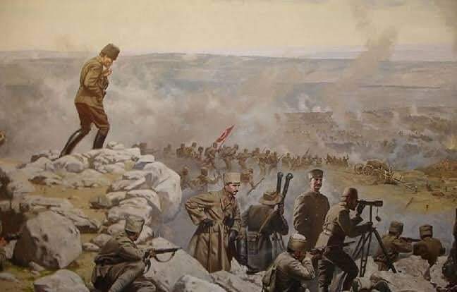 1283_kagan's tweet photo. General Papulas’ın “Ankara Fatihi” ünvanı hayalleriyle yola çıktığı Sakarya meydan muharebesi Yunan taaruzu ile başladı. 
Bu savaş, Atatürk’ün tarihe savaş dehası olarak kazındığı ve Türklerin 238 yıl boyunca devamlı geri çekilişinin son bulduğu savaştır.
23 Ağustos - 1921. https://t.co/2oxl4PAD04