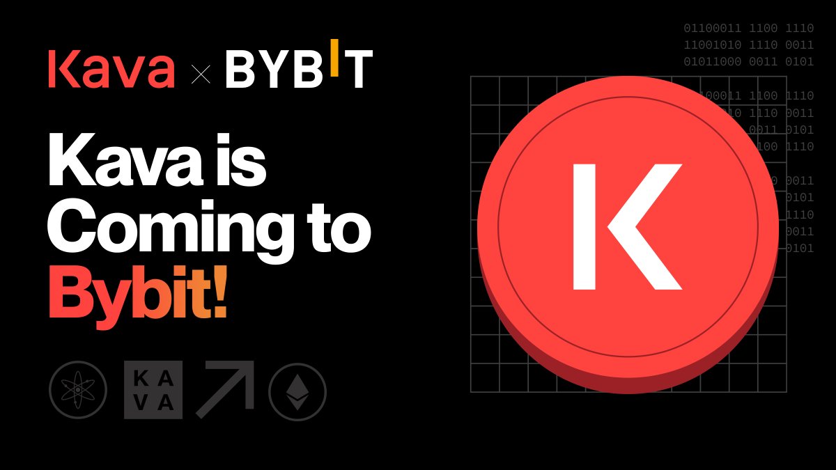 KAVA_CHAIN's tweet photo. 🎉Exciting news! #Bybit will be listing $KAVA as a spot and derivatives trading asset.🚀

#BybitSpot #KAVA https://t.co/GVyPThxdX0