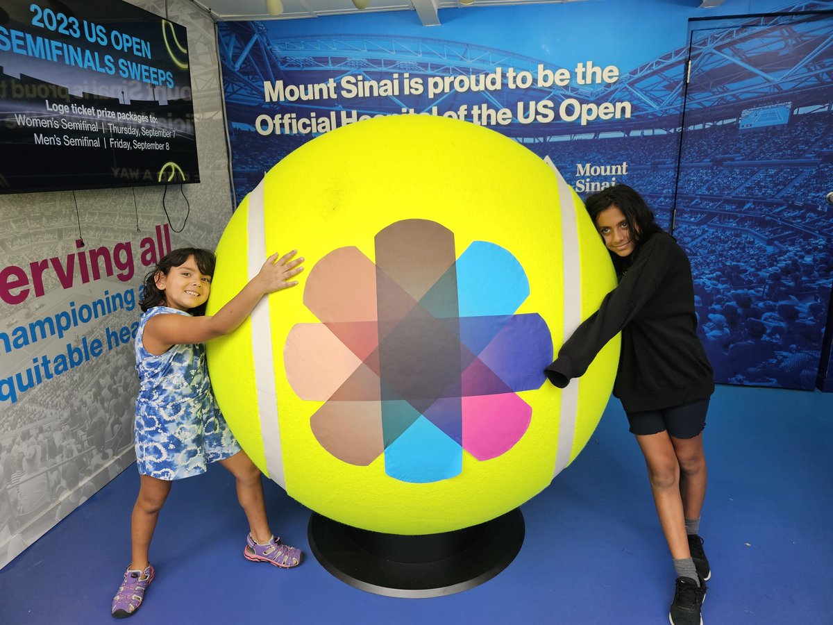 Fun times at the US Open!!  @MountSinaiNYC #servingall #wefindaway
