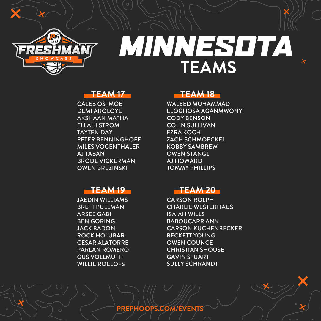 ⭐️ Freshman Showcase teams are set!