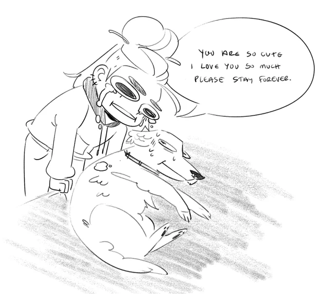 dogsitting soon and being very normal about it 