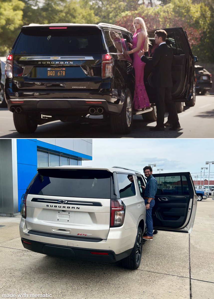 McClintonAuto's tweet image. We’re doing the #Barbie Challenge with the 2023 @chevrolet Suburban. Like Barbie, the Suburban is iconic and stylish. 
Come do the Challenge today!