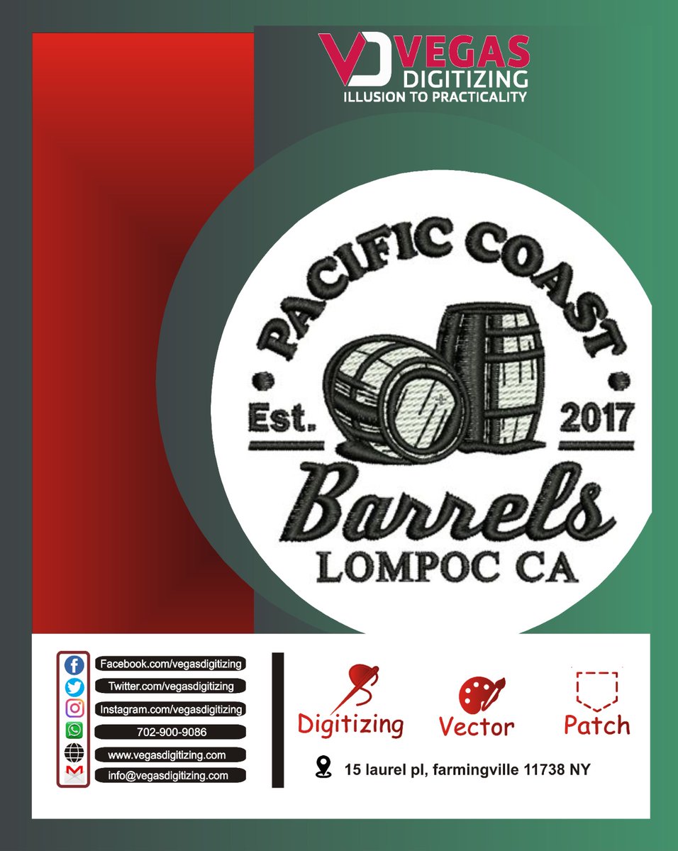 VegasDigitizing's tweet image. Looking for reliable digitizing company In US?  Join us for Vector art, patches &amp;amp; embroidery services vegasdigitizing.com #3D #vector #design #embroidery #patches #Digitization #vectorart #custom #logo #designer #Press #graphics #digitizing