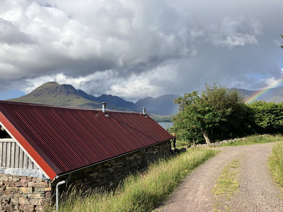 The Bothy is available in September, rainbows free of charge… 🌈