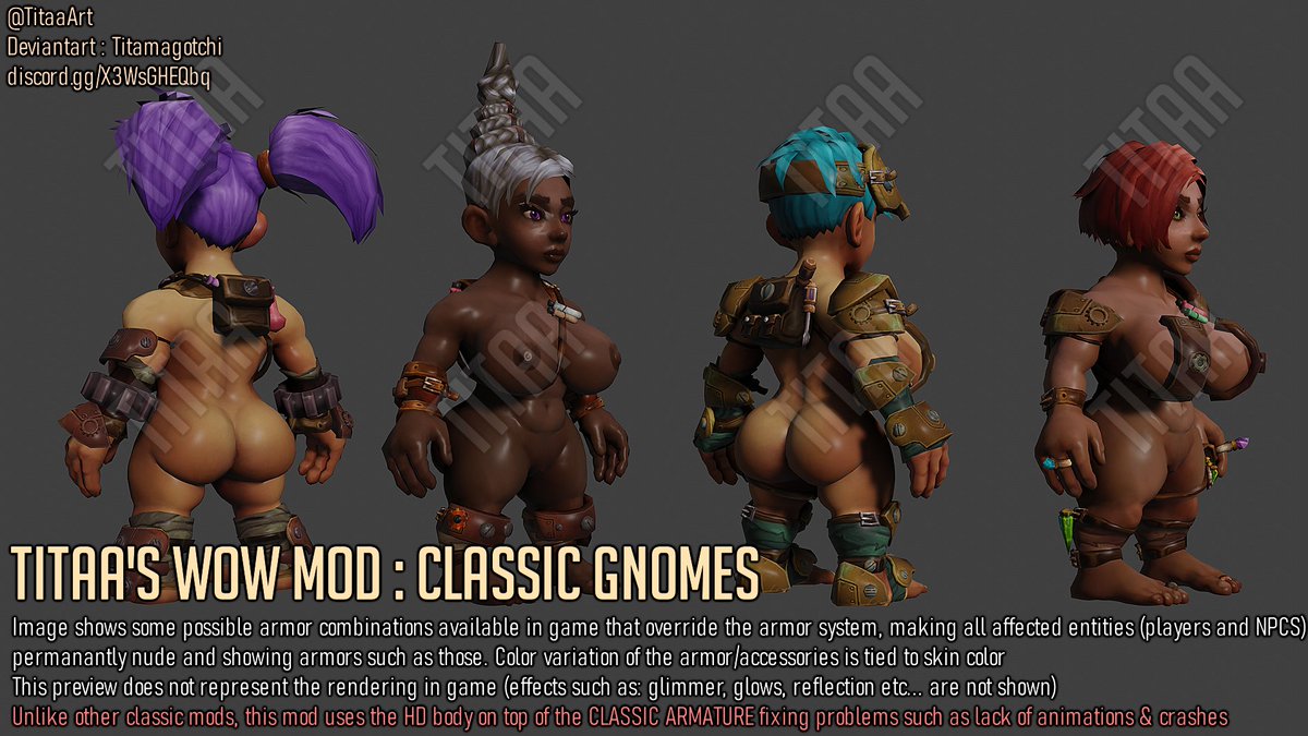 TitaaArt's tweet photo. My first ever batch of mods for Classic !
They will be available via my discord ! https://t.co/jnC37AOVlo