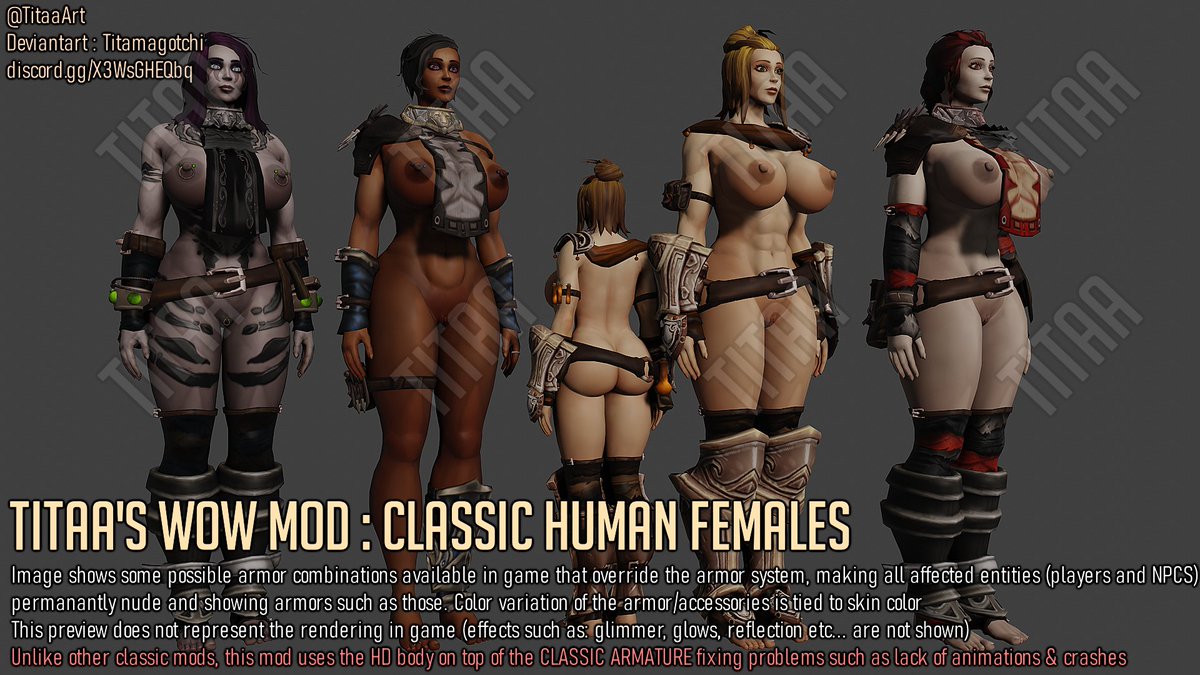 TitaaArt's tweet photo. My first ever batch of mods for Classic !
They will be available via my discord ! https://t.co/jnC37AOVlo