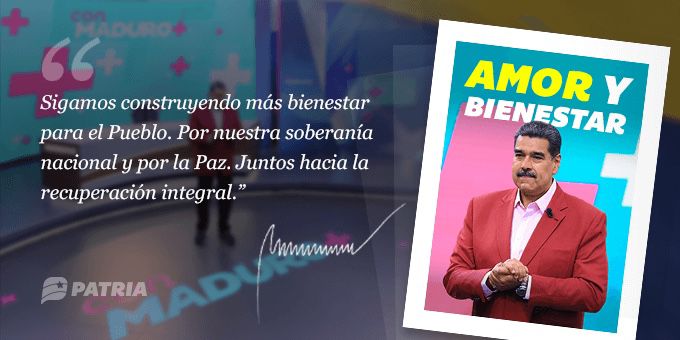 Inicia la entrega del #BonoAmoryBienestar enviado por nuestro Presidente <a href="/NicolasMaduro/">Nicolás Maduro</a>, a través de la #PlataformaPatria. La entrega tendrá lugar entre los días #24Ago al #31Ago de 2023.