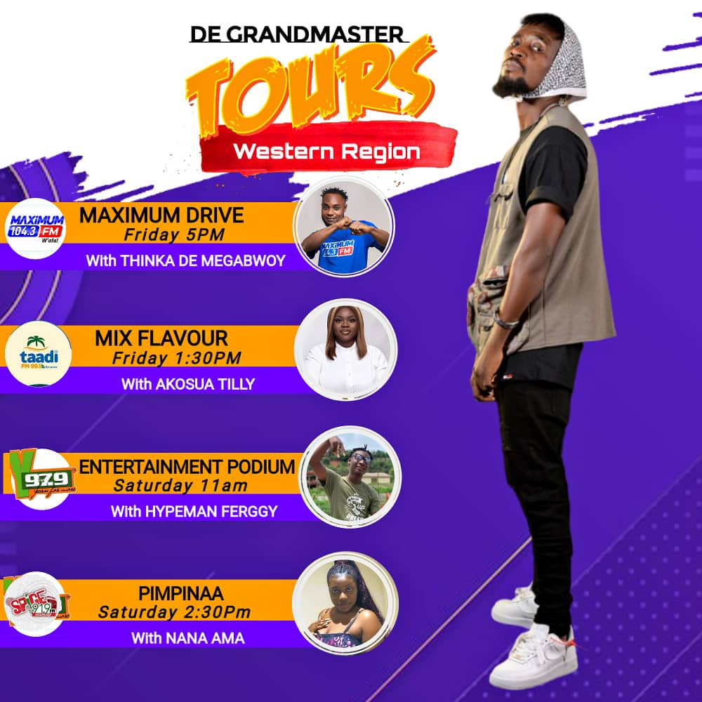 De__GrandMaster's tweet image. Hello Takoradi 📌 I will be in your City🏙️ this weekend (25/08/23)! Catch me if you can!!
#WoToAbo #FarAway #TermytzFamily #StreeLord