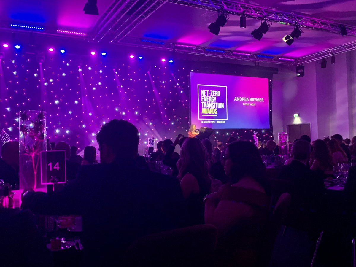 Keeping our fingers crossed at the <a href="/ScotRenew/">Scottish Renewables</a> Net-Zero Energy Transition Awards #NZETA23 tonight. Proud to be nominated in the Technology &amp; Business Innovation Award. 🤞