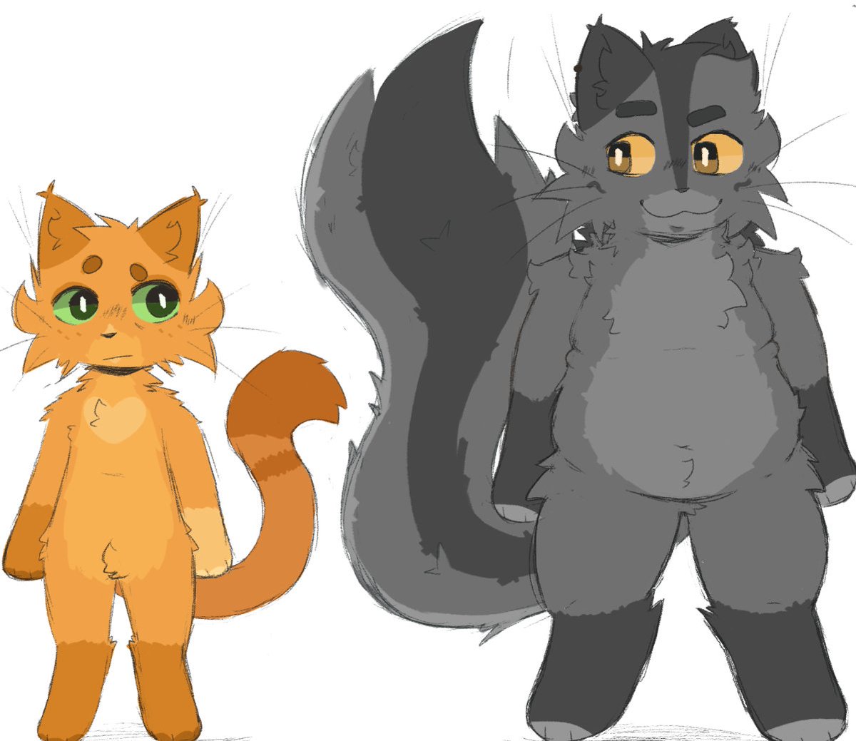 fireual's tweet photo. silly anthro grayfire from some months ago

#warriorcats #firegray #firestar #graystripe https://t.co/upxS5uM0FA