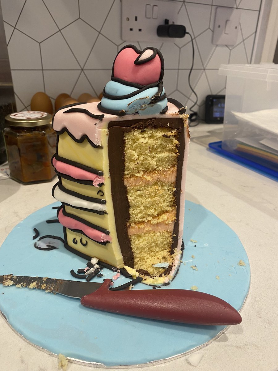 This cake that the talented Mrs S made which won “best exhibit in show” at our local village show is delish 😋